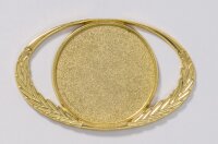 Zamak-Medaille oval 92 x 57 mm, gold-/silber-/bronzefarbig,
