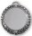 Zamak-Medaille Lorbeerkranz, 70mm Silber
