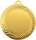 Eisen-Medaille "Fächerrand" 70 mm Ø, goldfarbig