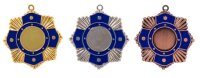 Henkel - Pokal "Alanis" silberfarbig,  39 cm hoch