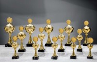 Pokal "Carry" goldfarbig, 25,3 bis 43 cm hoch,...