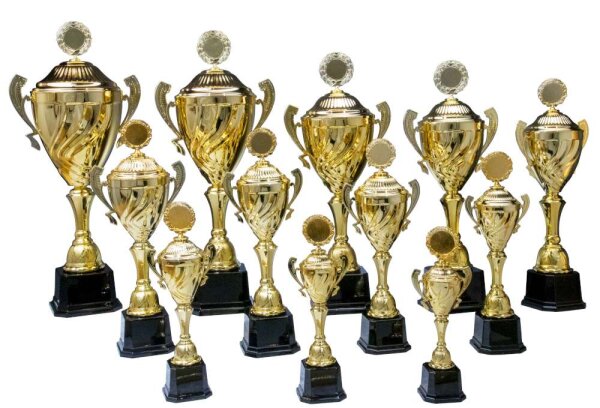 Henkel - Pokal "TALISA" goldfarbig, 36 bis 72 cm