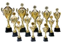 Henkel - Pokal "TALISA" goldfarbig, 36 bis 72 cm