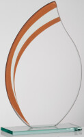 Glas-Award 4mm - tropfenform, 3 unterschiedliche Größen