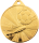 Fußballmedaille,  50 mm,  gold-/ silber-/ bronzefarbig,