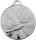 Fußballmedaille,  50 mm,  gold-/ silber-/ bronzefarbig,