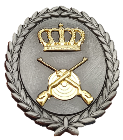 Königsabzeichen groß mit Sicherheitsnadel Ø50mm