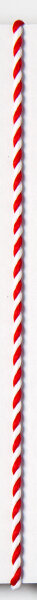 Halsband - Kordel, Ø 3 mm,  Rot-Weiß