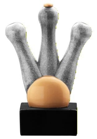 Sportständer "Kegler", Resin, 12,3 cm