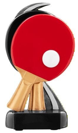 Sport-Ständer "Tischtennis", resin, 11,1 bis 16,5 cm Hoch, 3 Größen
