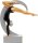 Sport-Ständer "Turnen", resin, 12,8 cm