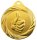 Medaille "Daumen hoch" mit 50 mm Ø, goldfarbig,
