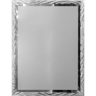 Metallauflage 20 x 15 cm für Holzplaketten, silberfarbig