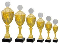 Pokal "Michelle" gold-silberfarbig, 34,3 bis...