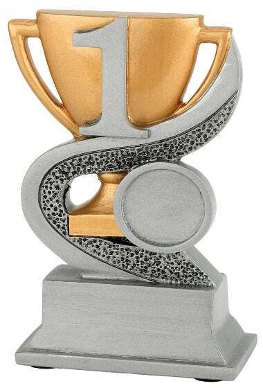 Siegerpokal 1. Platz, 12 cm hoch,