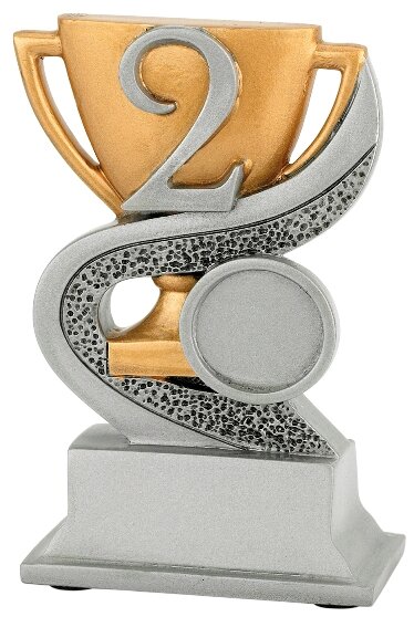 Siegerpokal 2. Platz, 12 cm hoch,
