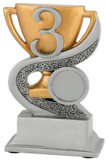 Siegerpokal 3. Platz, 12 cm hoch,