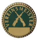 Vereinsmeister-Abzeichen mit langer Nadel,