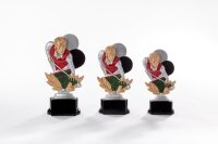 Ständerfigur Billard resin, 16 cm, Textschild 50x31mm