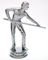 Billard-Figur, silber, 12,2 cm hoch