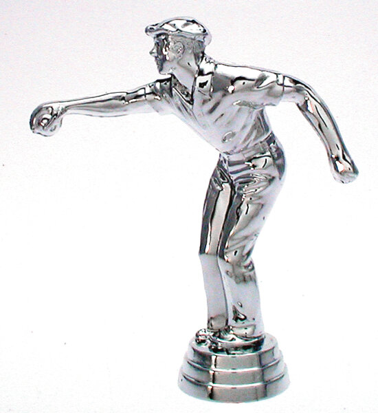 Bosseln-Figur, silber, 11,4 cm hoch