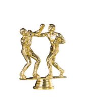 Boxen-Figur, goldfarbig, 13,3 cm hoch mit Sockel 65x20mm