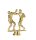 Boxen-Figur, goldfarbig, 13,3 cm hoch