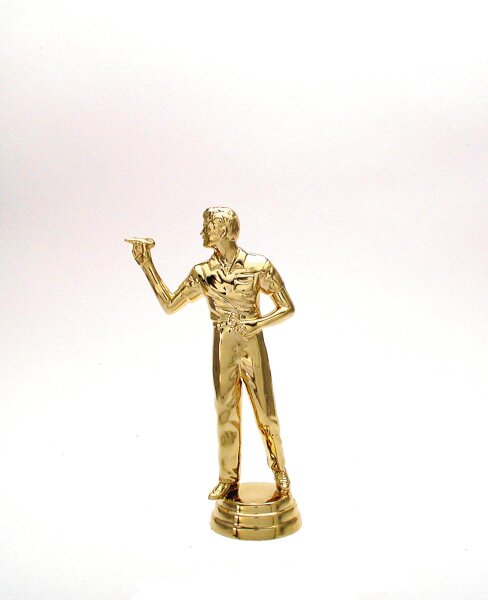 Dart-Figur, Herren, 12,9 cm hoch Gold