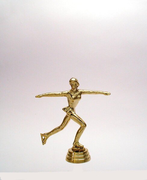 Eiskunstlauf-Figur, Damen, 13,7 cm Gold