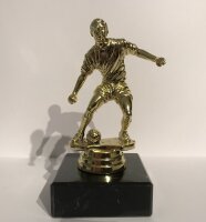 Herren-Fu&szlig;ballfigur, 17,5 cm Gold