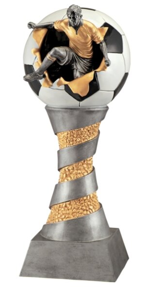 Fu&szlig;ball - Pokal, 21,5 bis 36 cm hoch oder 6er Serie