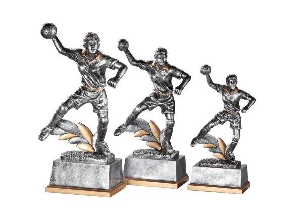Handballständer Handballerin, Resin, 3 Größen